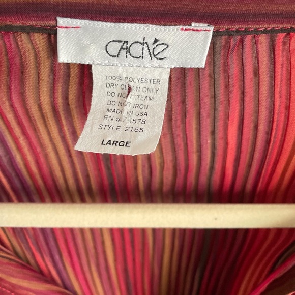 Ruffle Trim V-Neck Blouse - Picture 3 of 4